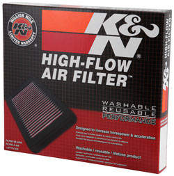 K&N Luftfilter mit hohem Durchfluss