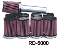 K&N Air Filter for Kinsler Non-Siamesed Fuel Injector Stacks
